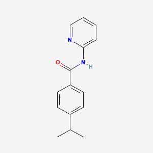 4-propan-2-yl-N-pyridin-2-ylbenzamide