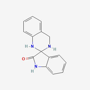 molecular formula C15H13N3O B2517996 1,2,3,4-tetrahydroquinazoline-2-spiro-3'-1H-indolin-2-one CAS No. 543745-35-3