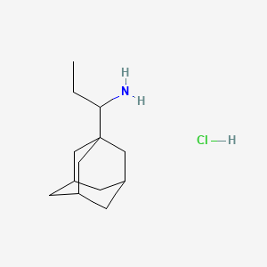B2517999 1-(1-adamantyl)propan-1-amine Hydrochloride CAS No. 1483-12-1; 60196-90-9