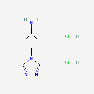 3-(4H-1,2,4-Triazol-4-yl)cyclobutanamine dihydrochloride