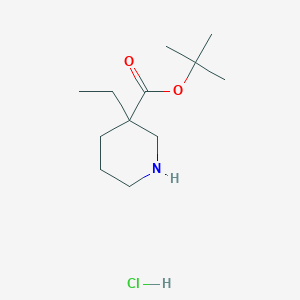 B2518012 Tert-butyl 3-ethylpiperidine-3-carboxylate hydrochloride CAS No. 2126161-65-5