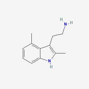 molecular formula C12H16N2 B2518029 2-(2,4-dimethyl-1H-indol-3-yl)ethanamine CAS No. 1018592-84-1