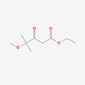 molecular formula C9H16O4 B2518043 Ethyl 4-methoxy-4-methyl-3-oxopentanoate CAS No. 1517876-44-6