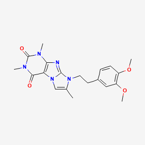 8-(3,4-dimethoxyphenethyl)-1,3,7-trimethyl-1H-imidazo[2,1-f]purine-2,4(3H,8H)-dione