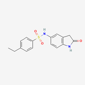 4-ethyl-N-(2-oxoindolin-5-yl)benzenesulfonamide