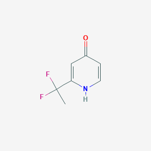 2-(1,1-Difluoroethyl)pyridin-4-OL