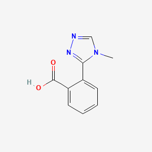 molecular formula C10H9N3O2 B2518120 2-(4-methyl-4H-1,2,4-triazol-3-yl)benzoic acid CAS No. 1247382-33-7