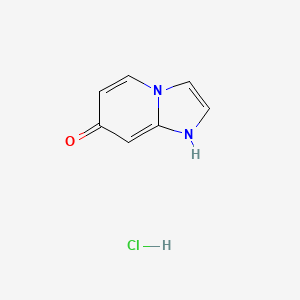 molecular formula C7H7ClN2O B2518187 Imidazo[1,2-a]pyridin-7-ol hydrochloride CAS No. 2229276-23-5