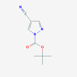 tert-Butyl 4-cyano-1H-pyrazole-1-carboxylate