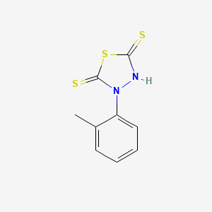 3-(2-Methylphenyl)-5-sulfanyl-2,3-dihydro-1,3,4-thiadiazole-2-thione