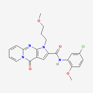 N-(5-chloro-2-methoxyphenyl)-1-(3-methoxypropyl)-4-oxo-1,4-dihydropyrido[1,2-a]pyrrolo[2,3-d]pyrimidine-2-carboxamide