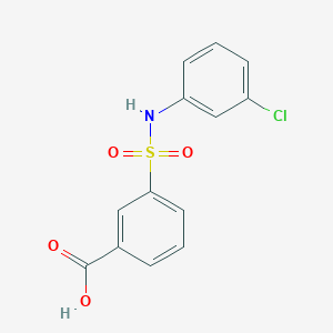 3-[(3-Chlorophenyl)sulfamoyl]benzoic acid