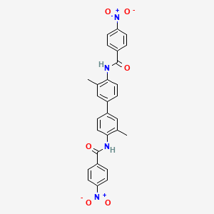 N-[2-methyl-4-[3-methyl-4-[(4-nitrobenzoyl)amino]phenyl]phenyl]-4-nitrobenzamide