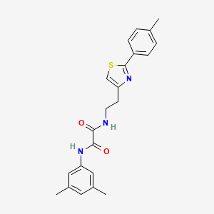 N1-(3,5-dimethylphenyl)-N2-(2-(2-(p-tolyl)thiazol-4-yl)ethyl)oxalamide