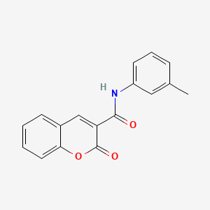 molecular formula C17H13NO3 B2518291 N-(3-Methylphenyl)-2-oxo-2H-chromene-3-carboxamide CAS No. 1846-99-7