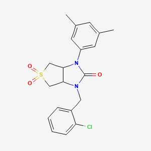 1-(2-chlorobenzyl)-3-(3,5-dimethylphenyl)tetrahydro-1H-thieno[3,4-d]imidazol-2(3H)-one 5,5-dioxide