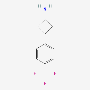 cis-3-[4-(Trifluoromethyl)phenyl]cyclobutanamine