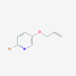 molecular formula C8H8BrNO B2518355 2-溴-5-丙-2-烯氧基吡啶 CAS No. 1698591-90-0