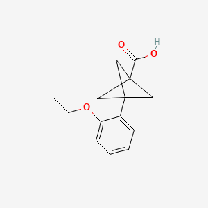 3-(2-Ethoxyphenyl)bicyclo[1.1.1]pentane-1-carboxylic acid