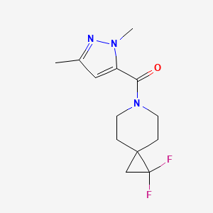 (1,1-difluoro-6-azaspiro[2.5]octan-6-yl)(1,3-dimethyl-1H-pyrazol-5-yl)methanone