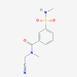 N-(cyanomethyl)-N-methyl-3-(methylsulfamoyl)benzamide