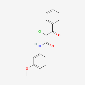 B2518493 2-chloro-N-(3-methoxyphenyl)-3-oxo-3-phenylpropanamide CAS No. 848658-79-7