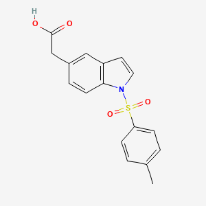 molecular formula C17H15NO4S B2518636 2-(1-tosyl-1H-indol-5-yl)acetic acid CAS No. 2108834-38-2
