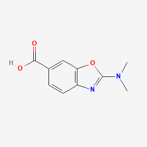 6-Benzoxazolecarboxylic acid, 2-(dimethylamino)-