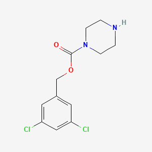 molecular formula C12H14Cl2N2O2 B2518712 3,5-Dichlorobenzyl piperazine-1-carboxylate CAS No. 1144037-37-5