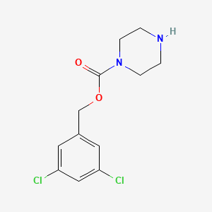 3,5-Dichlorobenzyl piperazine-1-carboxylate