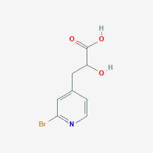 3-(2-Bromopyridin-4-yl)-2-hydroxypropanoic acid