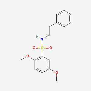 2,5-dimethoxy-N-(2-phenylethyl)benzenesulfonamide