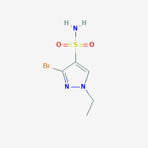 3-Bromo-1-ethylpyrazole-4-sulfonamide