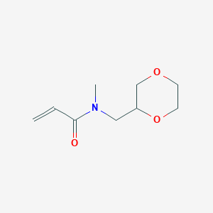 N-(1,4-Dioxan-2-ylmethyl)-N-methylprop-2-enamide
