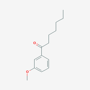 molecular formula C14H20O2 B025188 1-(3-Methoxyphenyl)heptan-1-one CAS No. 100863-37-4