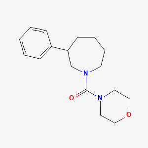molecular formula C17H24N2O2 B2518838 Morpholino(3-phenylazepan-1-yl)methanone CAS No. 2034382-98-2