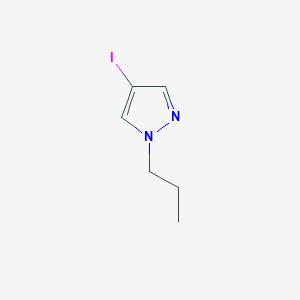 molecular formula C6H9IN2 B2518860 4-iodo-1-propyl-1H-pyrazole CAS No. 1342492-73-2