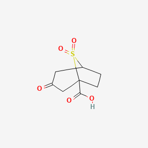 B2518879 3,8,8-Trioxo-8lambda6-thiabicyclo[3.2.1]octane-1-carboxylic acid CAS No. 2167290-66-4