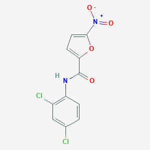 molecular formula C11H6Cl2N2O4 B251903 N-(2,4-dichlorophenyl)-5-nitrofuran-2-carboxamide 