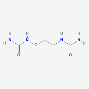 molecular formula C4H10N4O3 B2519037 [2-(carbamoylamino)ethoxy]urea CAS No. 338413-87-9