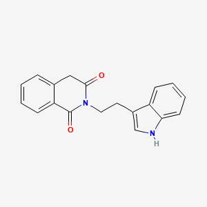 molecular formula C19H16N2O2 B2519144 2-[2-(1H-indol-3-yl)ethyl]-4H-isoquinoline-1,3-dione CAS No. 39662-65-2