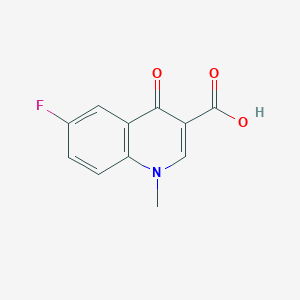 molecular formula C11H8FNO3 B2519313 6-Fluoro-1-methyl-4-oxo-1,4-dihydroquinoline-3-carboxylic acid CAS No. 2264-33-7