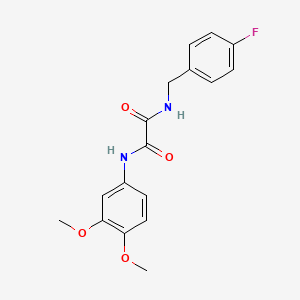 N1-(3,4-dimethoxyphenyl)-N2-(4-fluorobenzyl)oxalamide