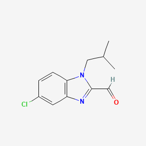 5-Chloro-1-isobutyl-1H-benzo[d]imidazole-2-carbaldehyde