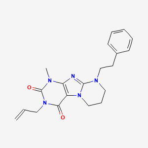 3-allyl-1-methyl-9-phenethyl-6,7,8,9-tetrahydropyrimido[2,1-f]purine-2,4(1H,3H)-dione
