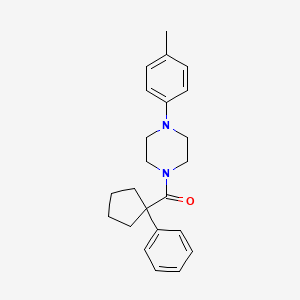 4-(4-Methylphenyl)piperazinyl phenylcyclopentyl ketone