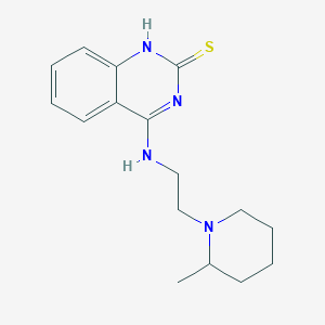 4-{[2-(2-methylpiperidin-1-yl)ethyl]amino}quinazoline-2(1H)-thione