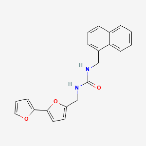 1-([2,2'-Bifuran]-5-ylmethyl)-3-(naphthalen-1-ylmethyl)urea