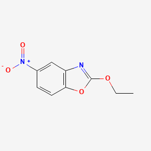 molecular formula C9H8N2O4 B2519455 2-Ethoxy-5-nitro-1,3-benzoxazole CAS No. 1803857-00-2