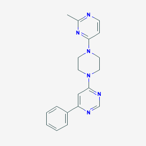 2-Methyl-4-[4-(6-phenylpyrimidin-4-yl)piperazin-1-yl]pyrimidine